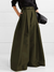 Hohe taillen-plissiertes rock - elegante maxi-rock für damen