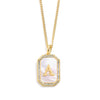 Goldene initialen-pendelnkette - elegante frauenaccessoire
