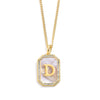 Goldene initialen-pendelnkette - elegante frauenaccessoire