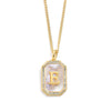 Goldene initialen-pendelnkette - elegante frauenaccessoire