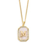Goldene initialen-pendelnkette - elegante frauenaccessoire