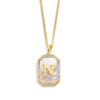 Goldene initialen-pendelnkette - elegante frauenaccessoire