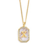Goldene initialen-pendelnkette - elegante frauenaccessoire