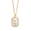 Goldene initialen-pendelnkette - elegante frauenaccessoire