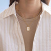 Goldene initialen-pendelnkette - elegante frauenaccessoire