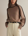 Rollkragenpullover - lässiger oversize-pullover für damen