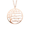 Baum des lebens anhänger necklace - elegante silber schmuck für frauen