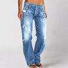Denim jeans - distressierte damenjeans für den lässigen look