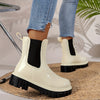 Stylische damen ankle wellies - schicke chelsea boots
