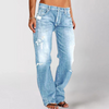 Denim jeans - distressierte damenjeans für den lässigen look