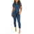Denim jumpsuit - trendy blaue overall für damen