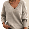 Damen v-ausschnitt kaschmir pullover - elegant und gemütlich
