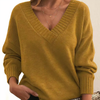 Damen v-ausschnitt kaschmir pullover - elegant und gemütlich