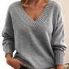 Damen v-ausschnitt kaschmir pullover - elegant und gemütlich