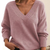 Damen v-ausschnitt kaschmir pullover - elegant und gemütlich