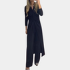 Lange wickelkleid - elegantes abendkleid für frauen