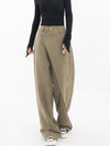 Asymmetrische weite hosen - stilvolle damen-hosen
