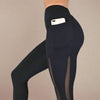 Thermo leggings - damen high-waist leggings mit handy-tasche