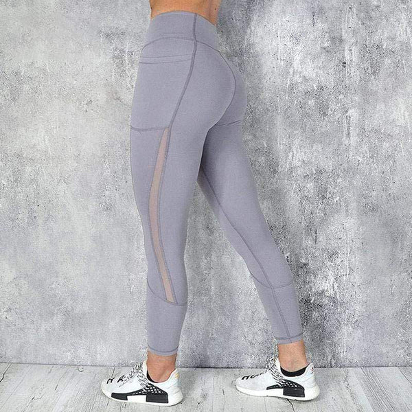 Thermo leggings - damen high-waist leggings mit handy-tasche