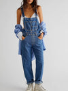 Denim latzhose - lässiger schnitt für frauen