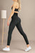 Hochgeschnittene leggings - texturierte sporthosen für damen