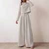 2-teiliges palazzo-ensemble - trendige damen-co-ord kombination