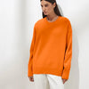 Cashmere pullover - oversized creme damenstricktop