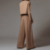 2-teiliges palazzo-ensemble - trendige damen-co-ord kombination
