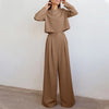 2-teiliges palazzo-ensemble - trendige damen-co-ord kombination