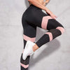 Sport leggings - stylisch in schwarz und pink für damen