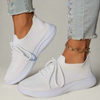 Dame's stricksocke trainer - leichte freizeitschuh