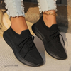 Dame's stricksocke trainer - leichte freizeitschuh