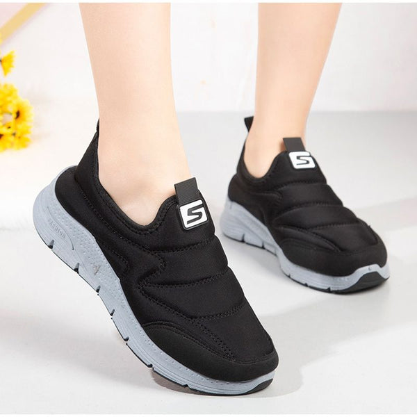 Damen slip-on sportschuhe - luftige und leichte lauf-sneaker