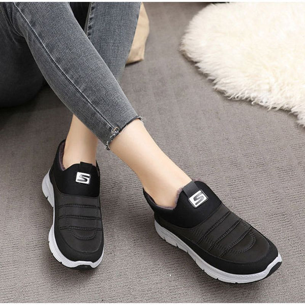 Damen slip-on sportschuhe - luftige und leichte lauf-sneaker