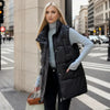 Puffergilet - stylische damen steppweste ohne ärmel