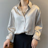 Seidene bluse - stilvolles vintage-shirt