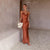 Satin kleid - elegantes abendkleid für damen mit drapiertem ausschnitt
