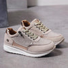 Damen orthopädische Sneakers – graui, sportlich-eleganti Schue