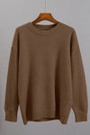 Cashmere pullover - oversized creme damenstricktop