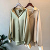 Seidene bluse - stilvolles vintage-shirt