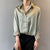 Seidene bluse - stilvolles vintage-shirt