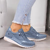 Damen orthopädische Sneakers – graui, sportlich-eleganti Schue
