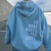 Kapuzensweatshirt - lässiger pullover für damen mit motivierendem print