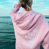 Kapuzensweatshirt - lässiger pullover für damen mit motivierendem print