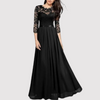 Elegante maxi dress mit spitzen-details für verschiedene anlässe