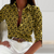 Damen druckbluse - elegante griechische musterbluse
