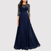 Elegante maxi dress mit spitzen-details für verschiedene anlässe
