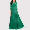 Elegante maxi dress mit spitzen-details für verschiedene anlässe