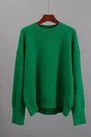 Cashmere pullover - oversized creme damenstricktop