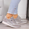 Damen orthopädische Sneakers – graui, sportlich-eleganti Schue